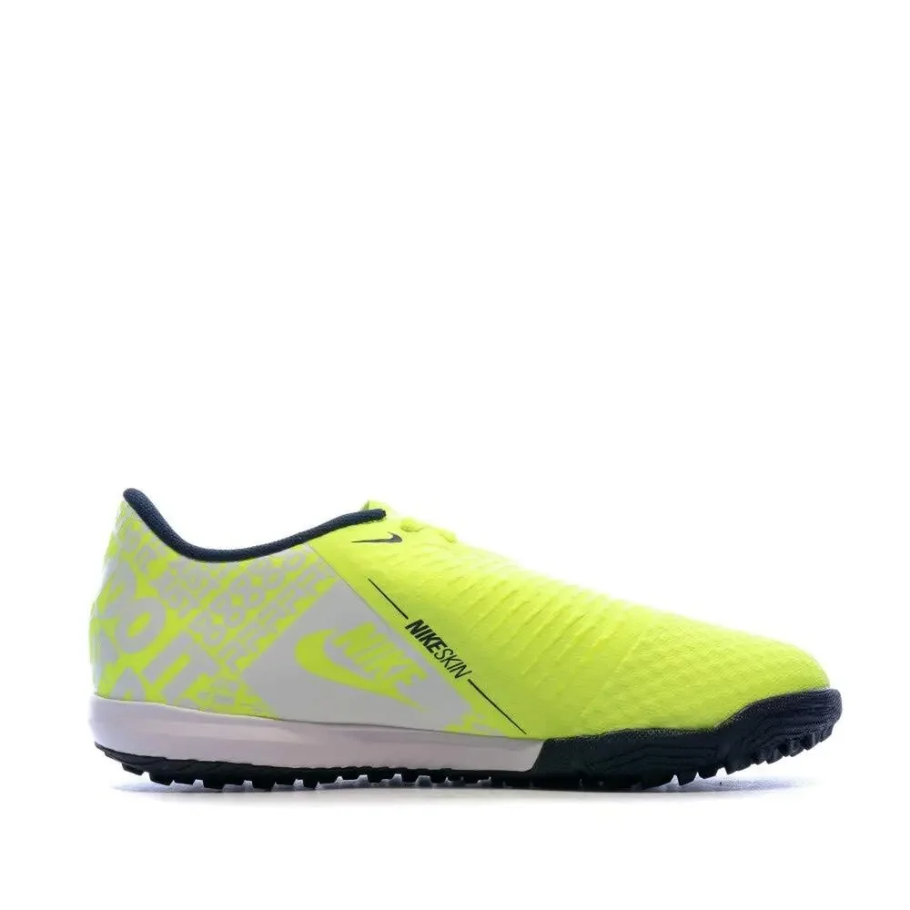 NIKE YOUTH PHANTOM VENOM ACADEMY TURF SOCCER SHOES VOLT/OBSIDIAN VOLT, NUMERIC_4